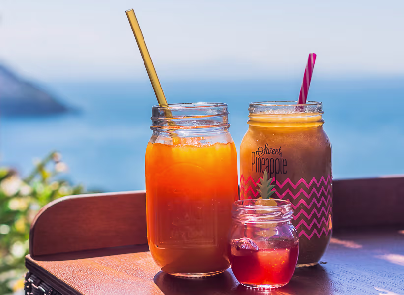 Hostel Brikette reception desk